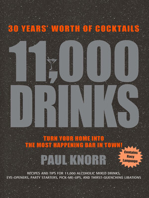 cover image of 11,000 Drinks